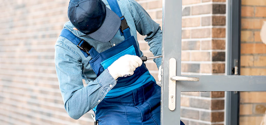 Pivot Storefront Door Locks Installation in Tamiami, Florida